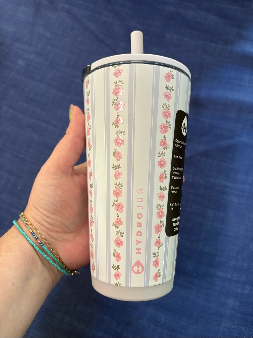 HydroJug Primrose 20oz Everyday Tumbler with Straw - Picture 5 of 7